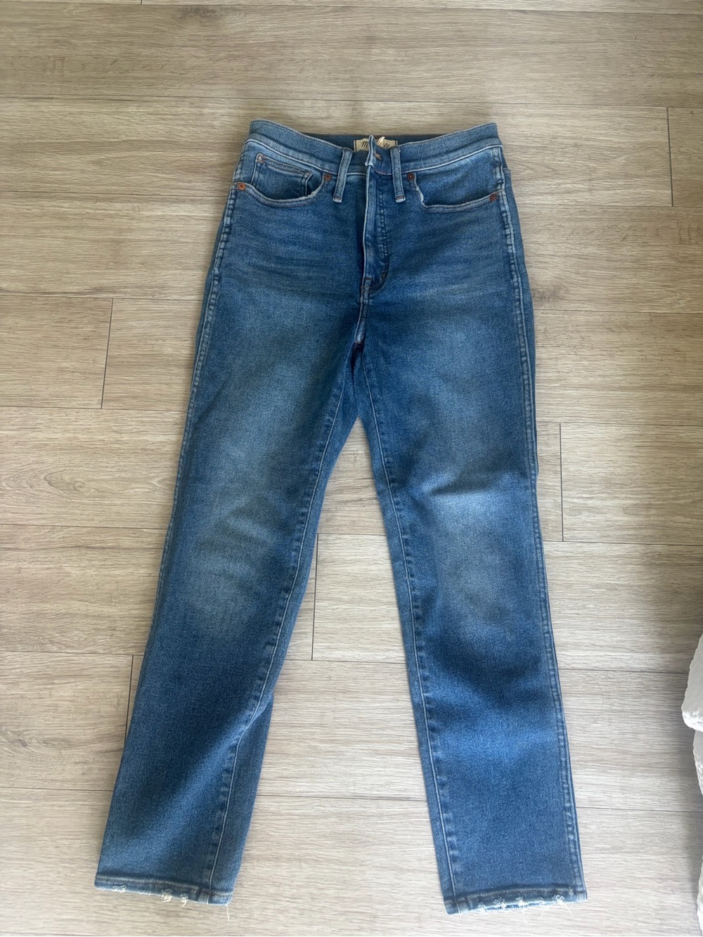 Madewell Women's Skinny Jeans - Blue Denim